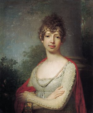 Maria Pawlowna von Sachsen-Weimar-Eisenach (1786-1859), die Tochter des Zaren Paul I. und Schwester des Zaren Alexander I., wurde im Jahre  1828 Großherzogin von Sachsen-Weimar-Eisenach. Nachdem sie zuvor schon am Wiener Kongress teilnahm widmete sie sich nun der Förderung der Künste am Weimarer Hof und trat in die Fußstapfen Herzogin Anna Amalias. Ihr soziales Engagement wurde durch die Weimarer Bevölkerung durch den Beinamen »Engel der Armen, Kranken und Waisen«. geachtet.