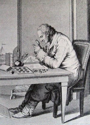 Johann Georg Zoëga (1755-1809) war Archälolge, Philologe und dänischer Generalkonsul in Rom. Neben Winkelmann gilt er als Begründer der modernen Archäologie.