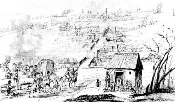 Die Einnahme der schlesischen Festung Breslau durch französiche Truppen am 05.01.1807.