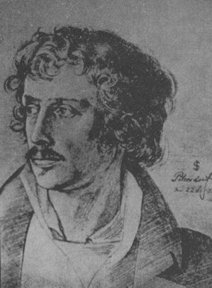 Friedrich von Olivier (1791-1859) war ein aus Dessau stammenden Maler der Romantik. Während der Befreiungskriege schloss er sich dem Freikorps von Lützow an. Während eines Romaufenthaltes mit seinem Freund Schnorr von Carolsfeld lebte er in der Villa d