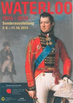 Ausstellungsplakat »Waterloo« des Bomann Museums Celle