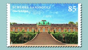 Sonderbriefmarke Schloss Sanssouci © Deutsche Post DHL Group
