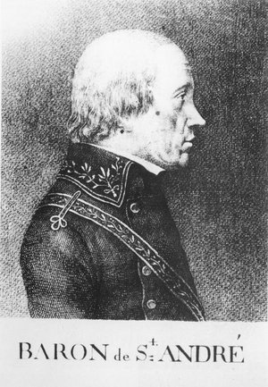 André Jeanbon St. André (1749-1813) war zunächst Priester und gehörte während der Französischen Revolution den Jakobinern an. Der ehemalige Handelskapitän gehörte den Wohlfahrtsausschuss an und war vo