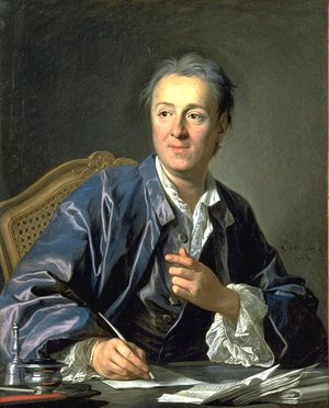 Denis Diderot (1713-1784) war ein französischer Schriftsteller und Philosoph und gilt neben d'Alembert als Herausgeber und Organisator der »Encyclopédie«. Er veröffentlichte auch erste Kunstkritiken und religionskritische Schriften. Denis Diderot (1713-1784) war ein französischer Schriftsteller und Philosoph und gilt neben d'Alembert als Herausgeber und Organisator der »Encyclopédie«. Er veröffentlichte auch erste Kunstkritiken und religionskritische Schriften.