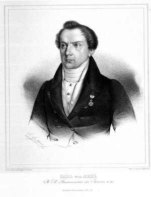 Carl August von Abel (1788-1859) war unter Ludwig I. bayerischer Innenminister und Finanzminister. Er wurde durch die sogenannte »Kniebeugungordre« bekannt, die auch evangelische Soldaten verpflichtete beim Vorbeizug der Ministranz das Knie zu beugen.