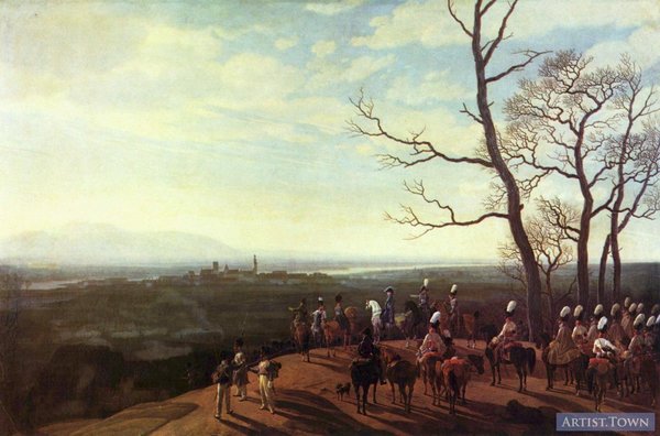 18070000 Belagerung von Cosel in Schlesien jpg Belagerung der königlich preußischen Festung Cosel/Schlesien, die im Jahre 1807 den Franzosen bis zum Tilsiter Friedensschluss Widerstand entgegen brachte. Der Friedensschluss verhinderte die Übergabe an die mit Frankreich verbündeten Bayern.