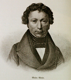 Moses Moser (1797-1838) war der vertrauteste Freund des Schriftstellers Heinrich Heine. Er war Teilhaber des Bankhauses von David Friedländer. Moses Moser (1797-1838) war der vertrauteste Freund des Schriftstellers Heinrich Heine. Er war Teilhaber des Bankhauses von David Friedländer.