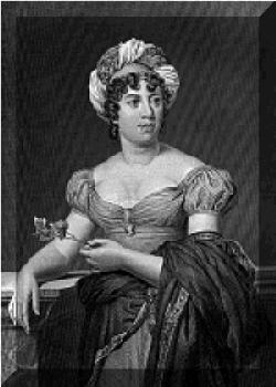 Staël-Holstein, Anne Louise Germain Anne Louise Germain de Staël-Holstein (1766-1817) prägte mit ihren 1810 erschienenen Werk »De l’Allemagne« über fast 50 Jahre das Deutschlandbild der Franzosen. Zugleich galt sie auch als Wegbereiterin der französischen Romantik.