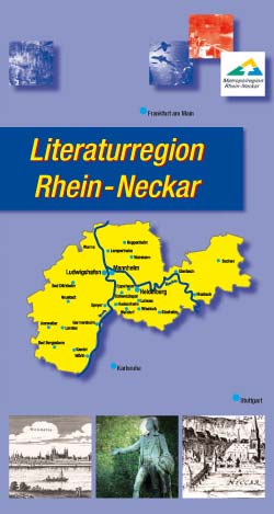 Cover »Literaturregion Rhein-Neckar« von Julia Hampsch und vom ADAC herausgegben-