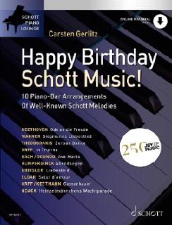 Cover »Happy Birthday, Schott Music! 10 Piano-Bar Arrangements Of Well-Known Schott Melodies«