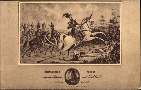 Der Tod des Dichters Karl Theodor Körner am 26.08.