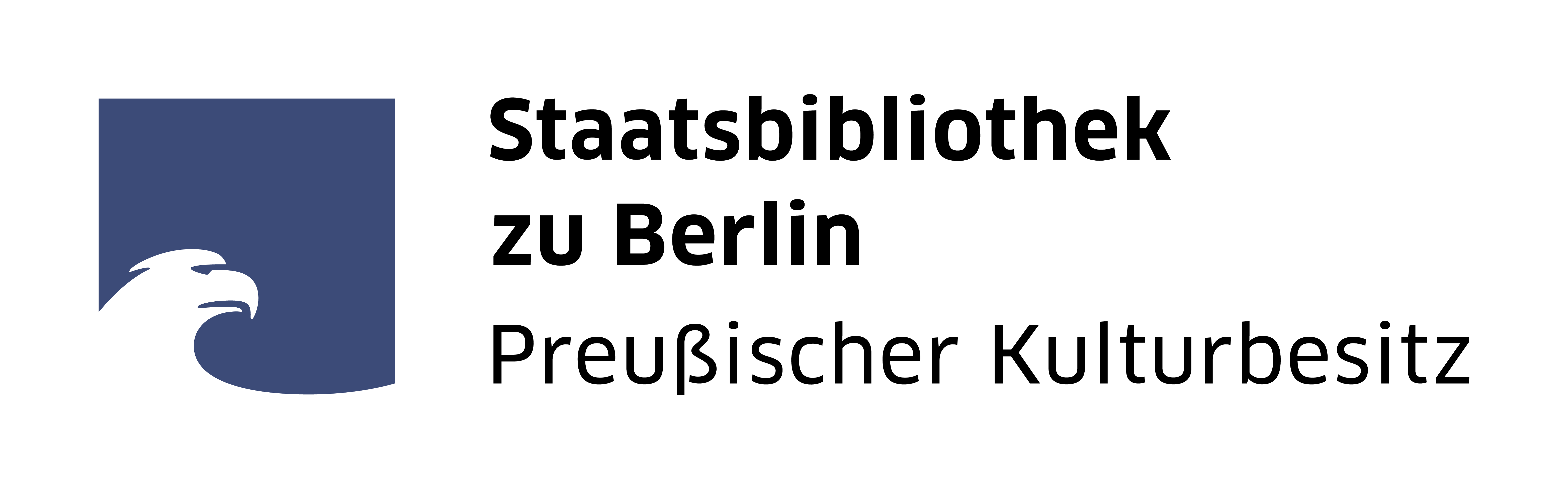 Das Logo der Preußischen Staatsbibliothek - Preußischer Kulturbesitz