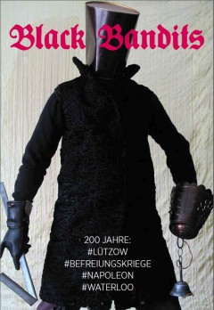 Plakat zur Ausstellung »Black Bandits« im Haus am Lützowplatz vom 24.04. bis 21.06.2015